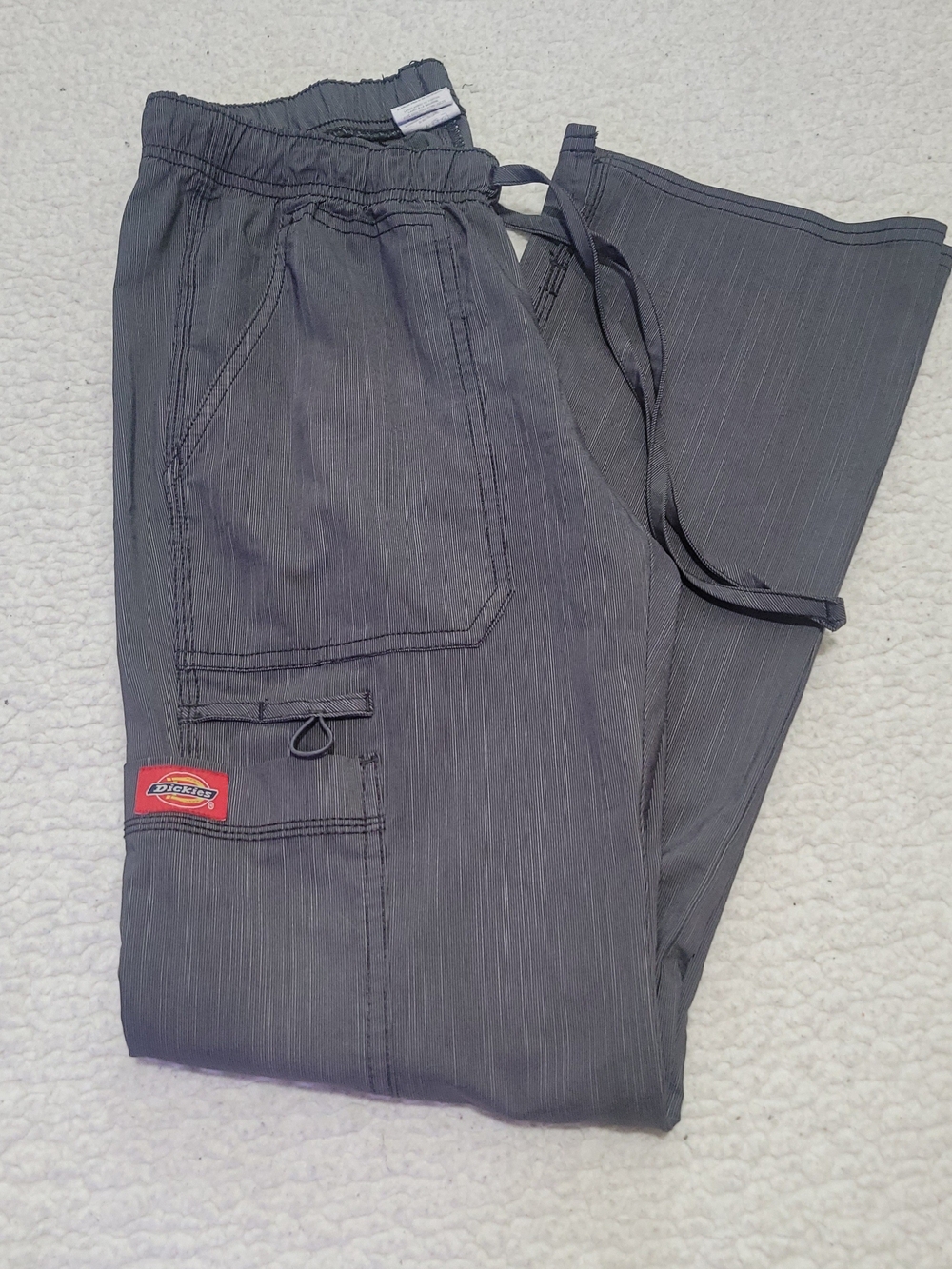 Dickies Women’s Charcoal Pinstripe Cargo Joggers
